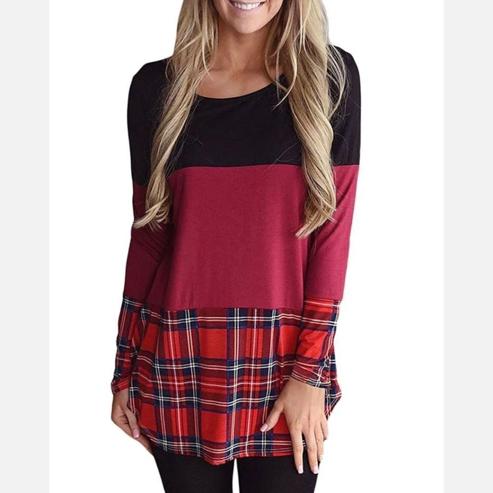Ladies Women Autumn Loose Casual Cotton Long Sleeve Lace T Shirt Tops Blouse